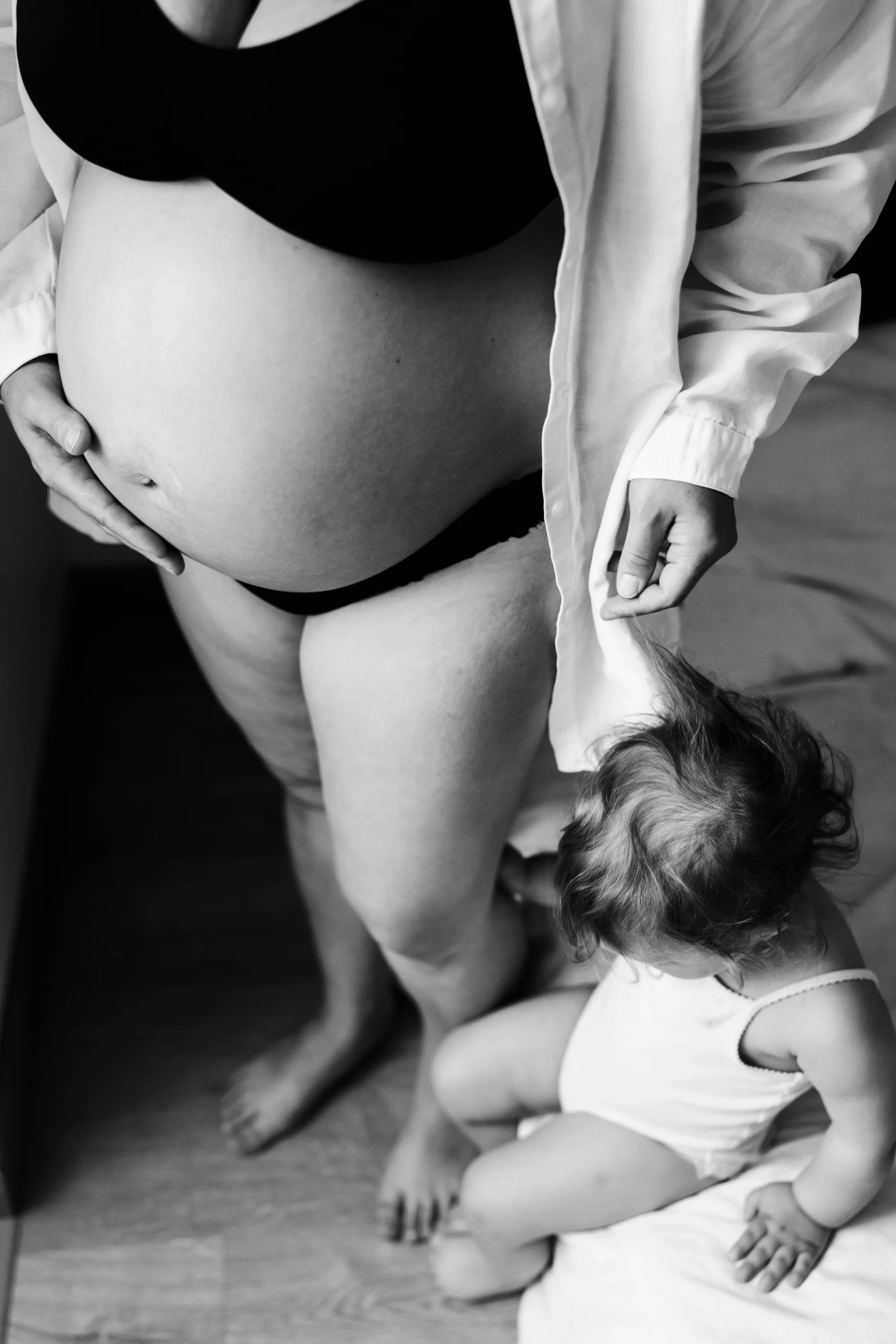 portrait intimiste femme enceinte à Melun